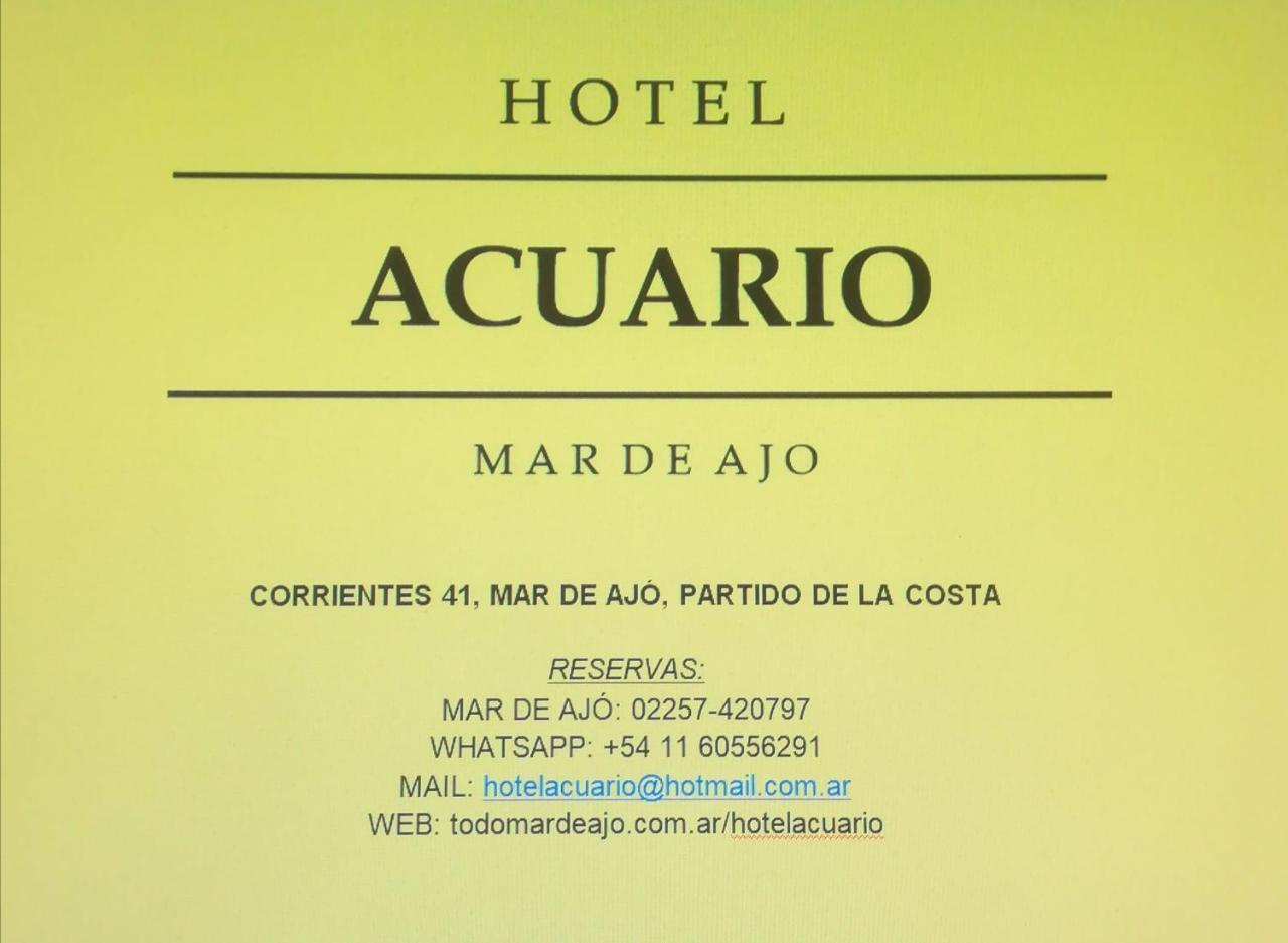 Hotel Acuario Mar de Ajó Dış mekan fotoğraf